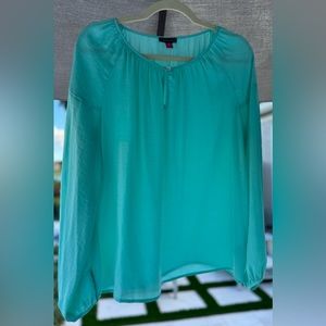 Vince Camuto Turquoise Blouse Woman’s Size Medium
